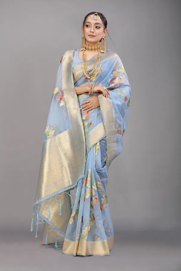 BLUE_WOVEN_WORK_ORGANZA_SAREE